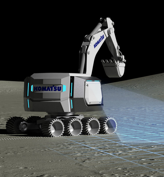KOMATSU SELECTED FOR DEVELOPMENT OF INNOVATIVE TECHNOLOGIES FOR OUTER SPACE AUTONOMOUS CONSTRUCTION MANAGED BY THE JAPANESE GOVERNMENT